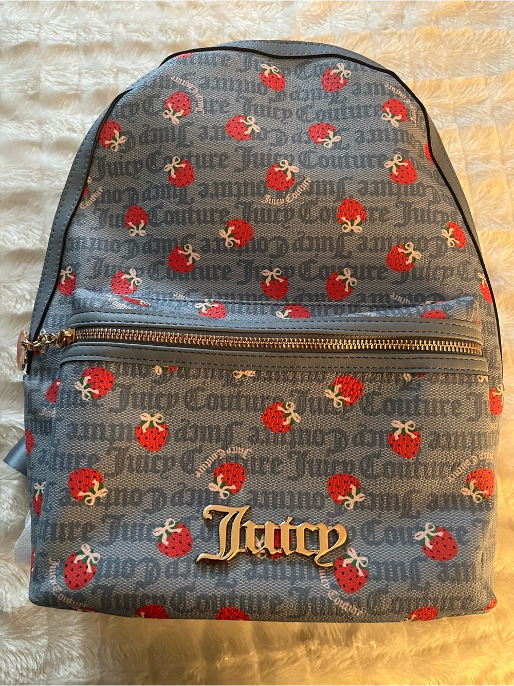Juicy couture strawberry design backpack